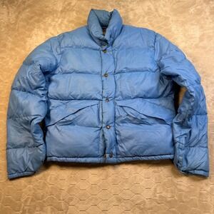 VTG Down Designs Lacrosse Wisconsin Goose Down Puffer Jacket Sz Small USA Made